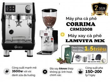 Combo máy pha Corrima 3200B và Lamvita MX